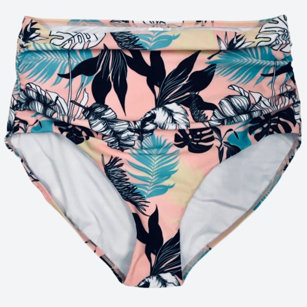 Island Print Bikini Bottoms